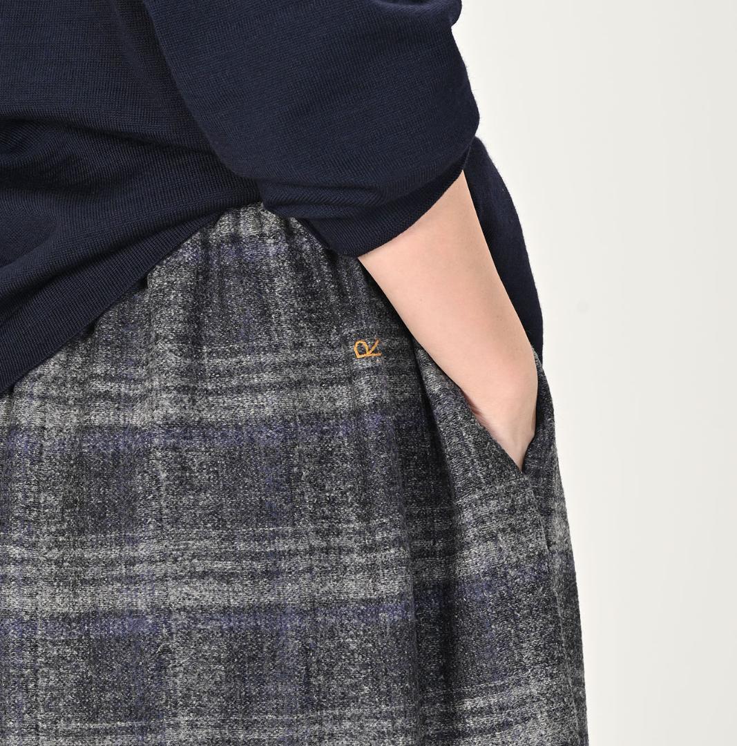 2024AW～45R ジャージフラノのスカート（フリーサイズ）