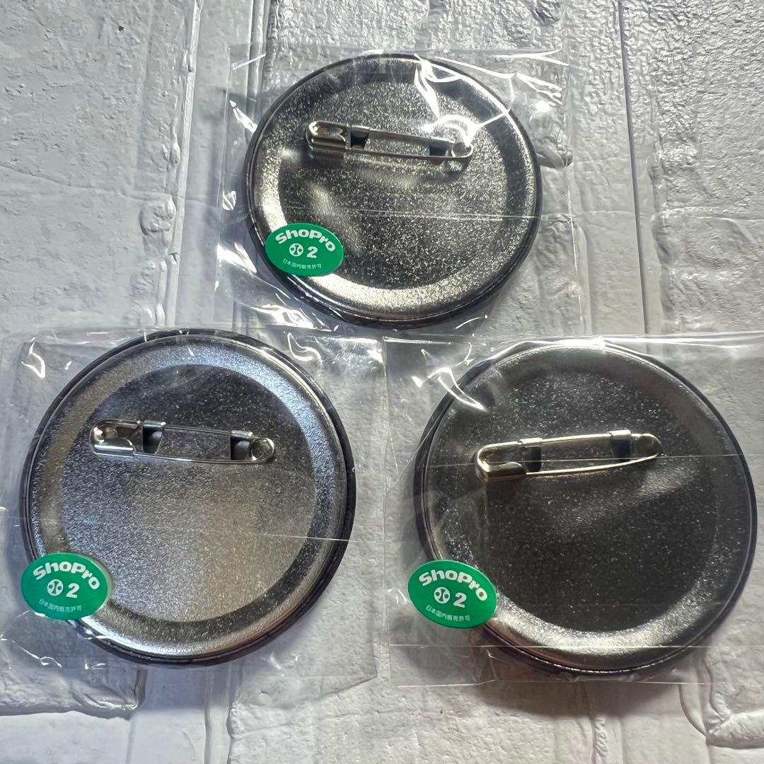 ジン/名探偵コナン】缶バッジ/3セット ガチャ 米花商店街 コナン百貨店