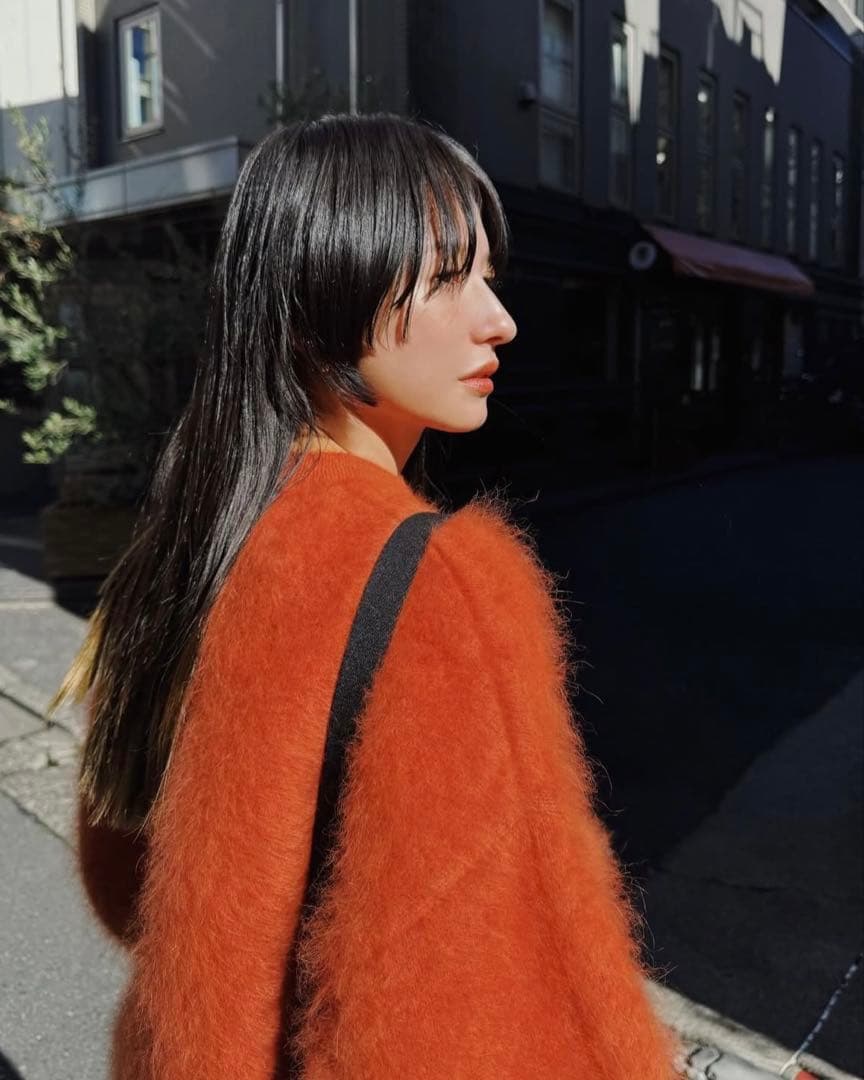 早い者勝ちCLANE BULKY SLEEVE ANGORA KNIT TOPS