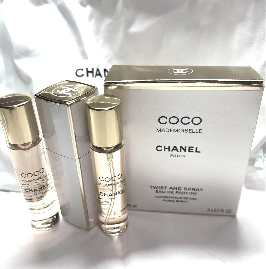シャネル ココ マドモアゼル オードゥ パルファムのツイスト＆スプレー