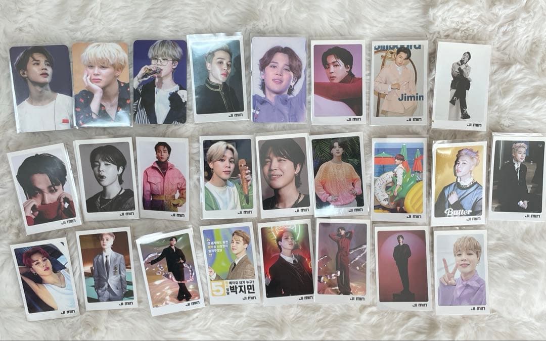 BTS ジミン カード メッセージカード トレカ 25枚 1.10 - メルカリ
