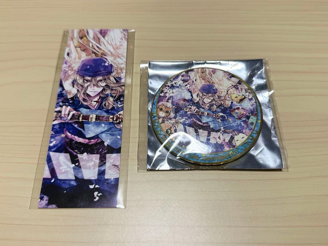 モノノ怪 十五周年 和紙風缶バッジ&しおり