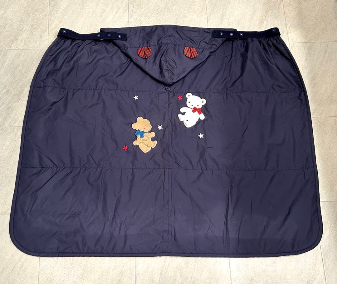 ファミリア　familiar 3WAYブランケット　美品　百貨店購入品