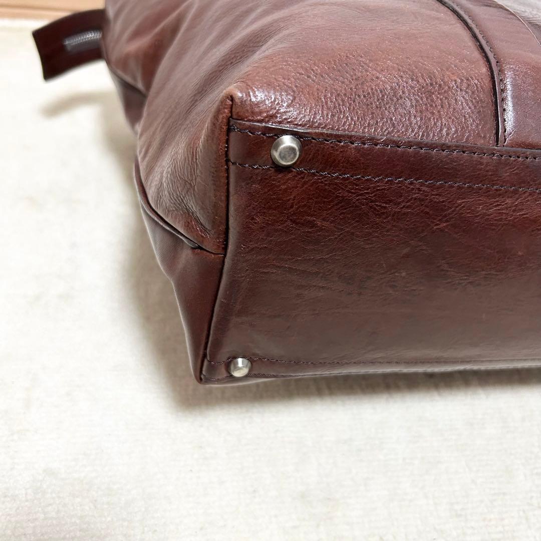 美品 ココマイスター ビジネストートバッグ マットーネ ガブリエル