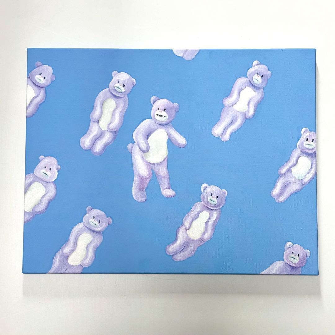 個展　KILA MIDORI キャンバス原画　現代アート　油絵