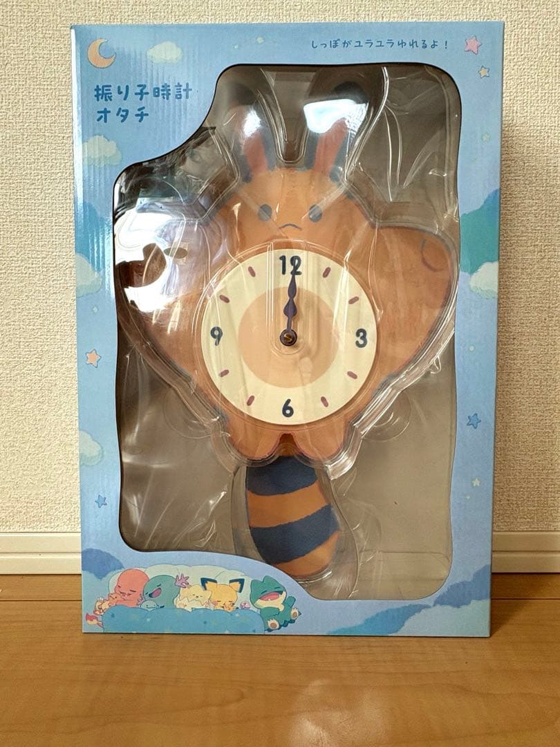 【新品未開封】振り子時計 Little Daydream オタチ　ポケモン 新品未開封 振り子時計 Little Daydream オタチ ポケモンセンター
