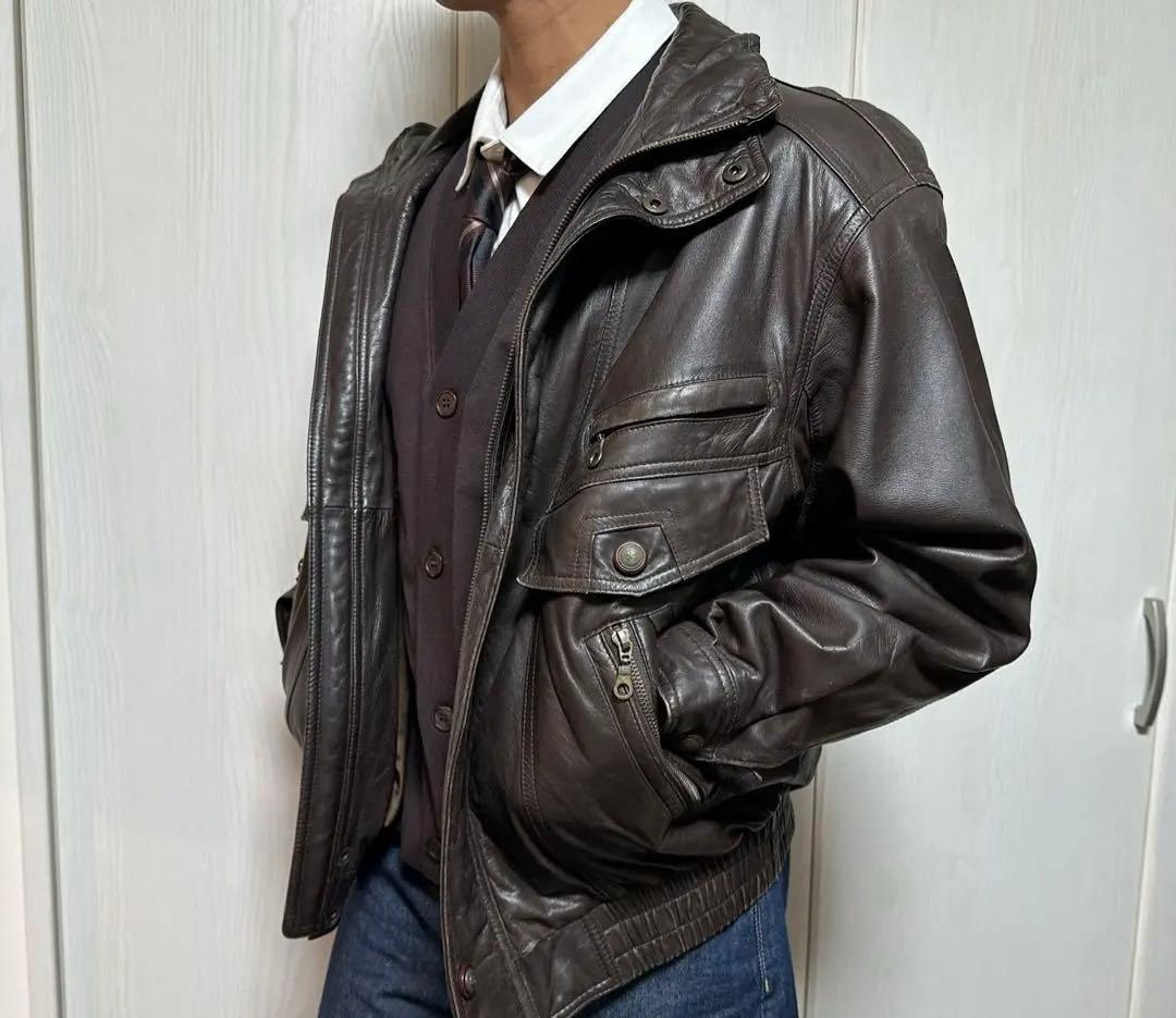 まる様　Y2K レザージャケット