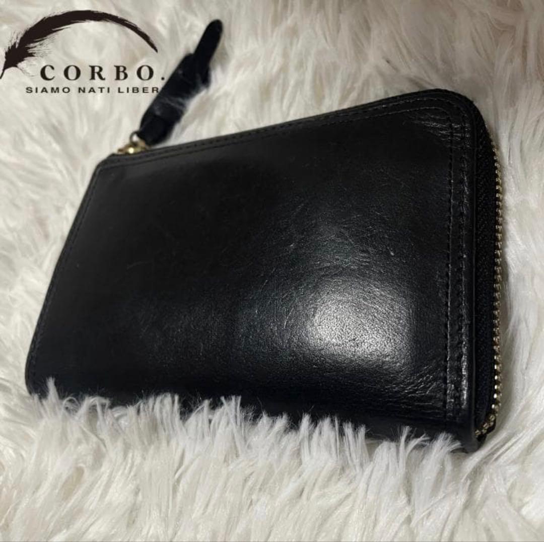 CORBO コルボ　SLATE - L字ファスナー 折財布 納得の使いやすさ！L字ファスナー型折財布 | CORBO. コルボ