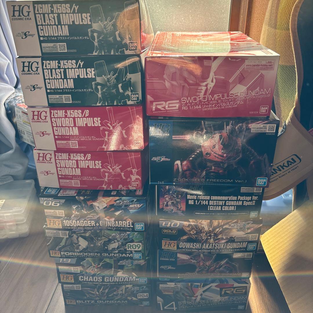 ガンプラ　SEEDシリーズセット