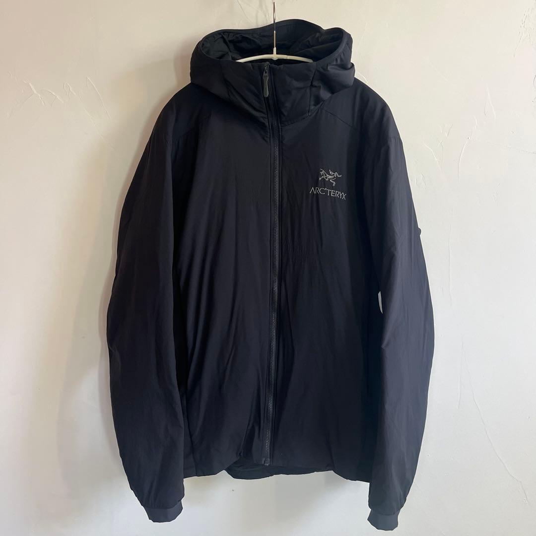 ARC'TERYX アークテリクス アトムlt フーディ ブラック 刺繍ロゴ S ARC'TERYX（アークテリクス）の「ARC'TERYX/アークテリクス Atom LT