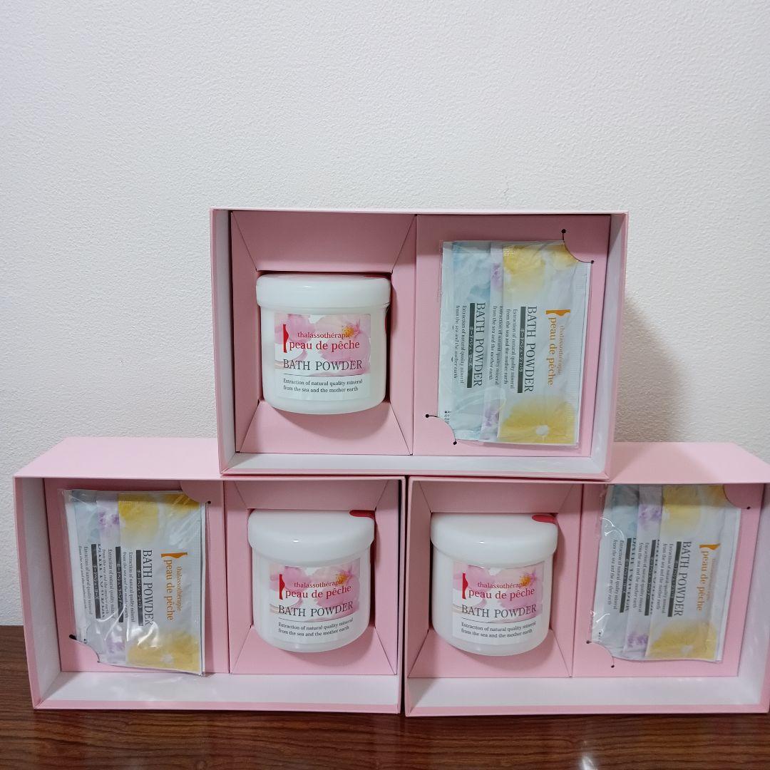 A⑨　ポードペシェ バスパウダー 350g×3箱　25g×9個　入浴用化粧品