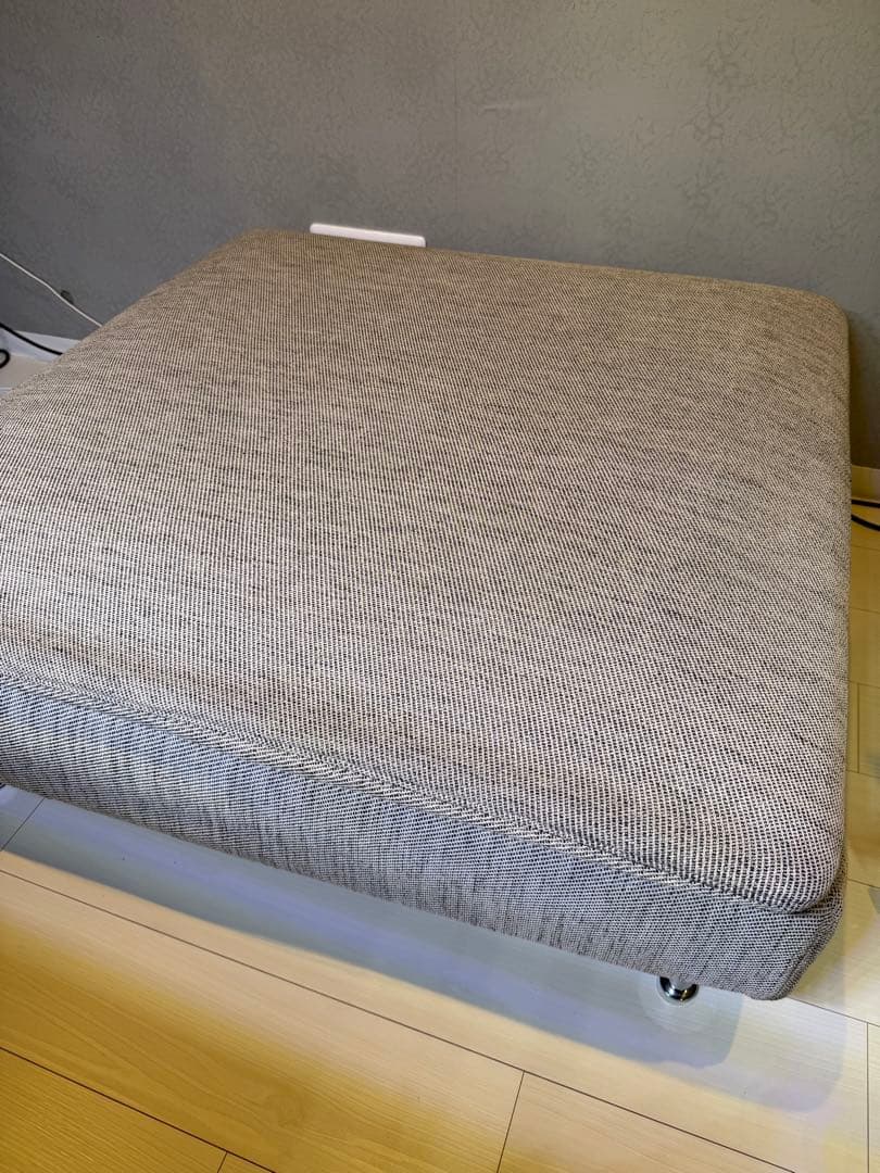 ①IKEA ソーデルハムン オットマン、ヴィーアルプ ベージュ/ブラウン SÖDERHAMN ソーデルハムン 寝椅子, ヴィーアルプ ベージュ/ブラウン - IKEA