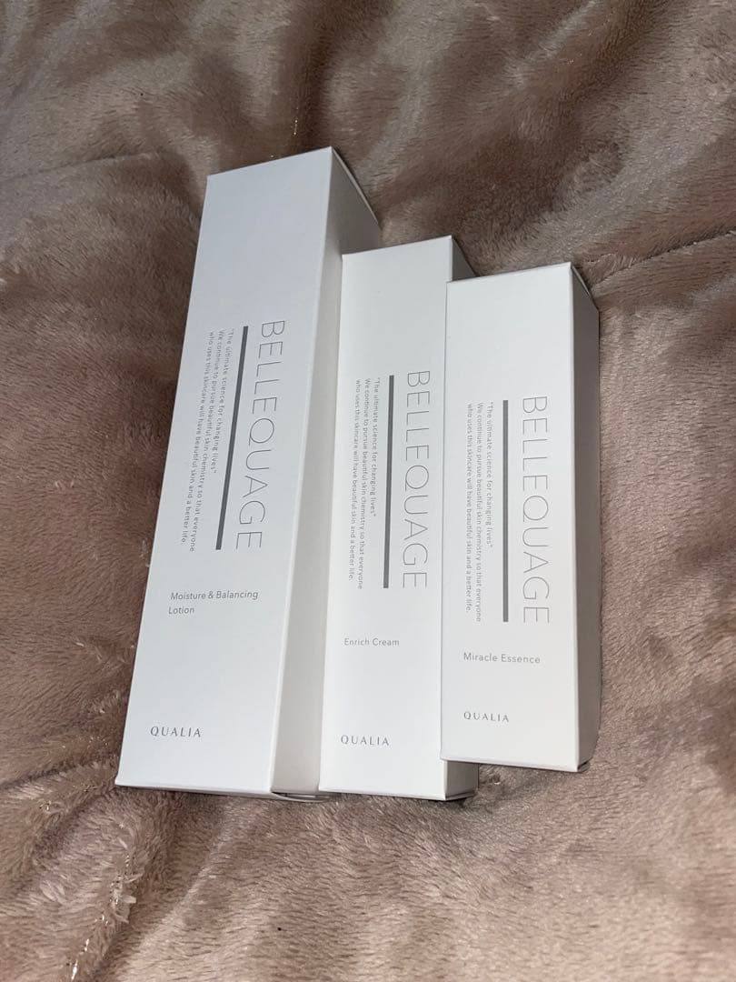 クオリア ベルクアージュ 化粧水　美容液　クリーム　新品未開封