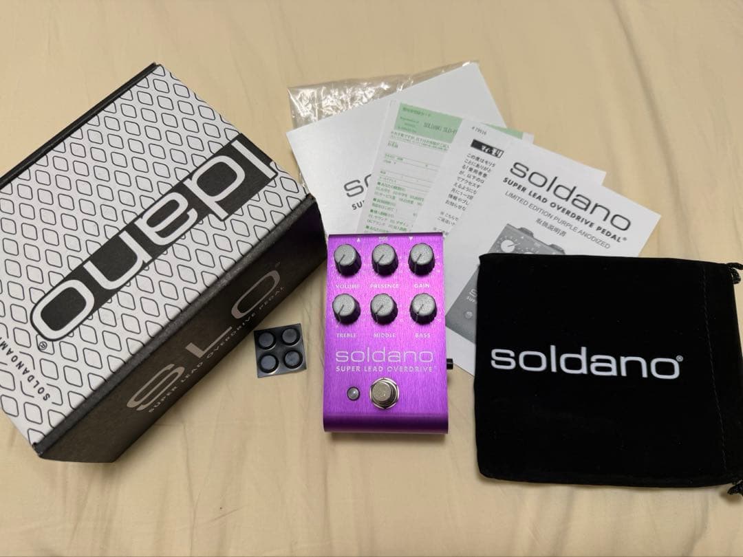 Soldano Super Lead Overdrive ギターエフェクター Amazon | Soldano SLO-PEDAL Super Lead Overdrive オーバードライブ