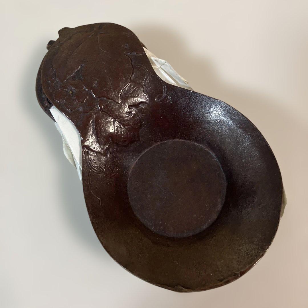 茶道具 鋳銅製 兵丹茶托 5客 共箱 茶道具 鋳銅製 兵丹茶托 5客 共箱 - メルカリ