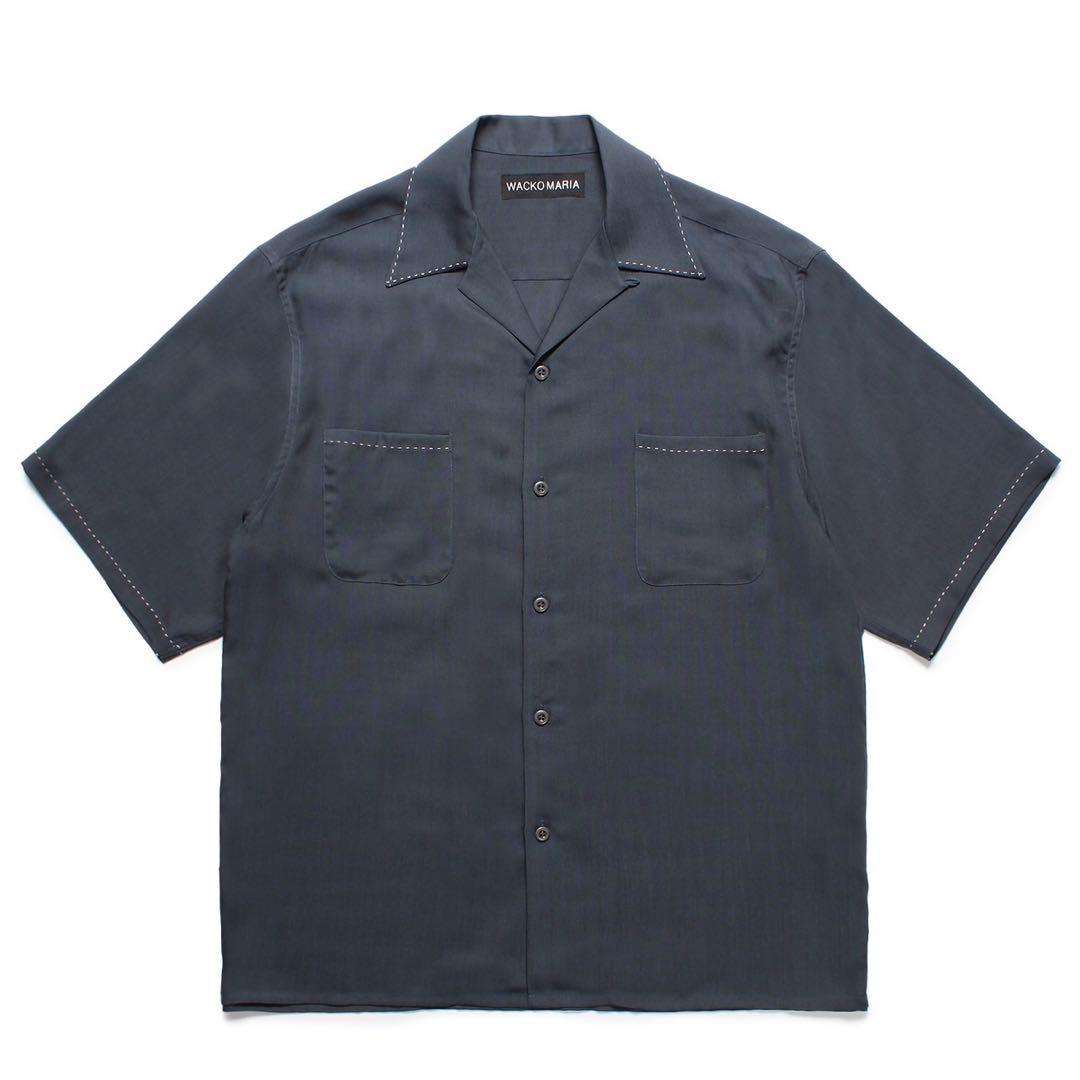 ワコマリア　オープンカラーシャツ