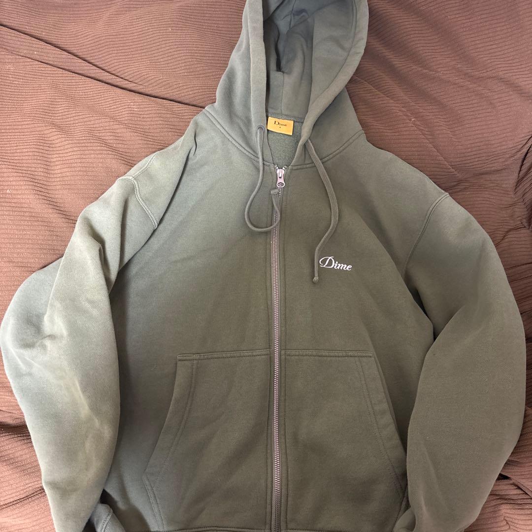 dimeダブルジップパーカー