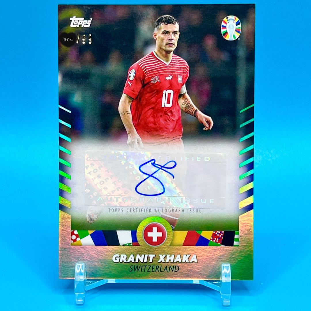 TOPPS GRANIT XHAKA ジャカ 直筆サインカード 世界99枚限定 - メルカリ