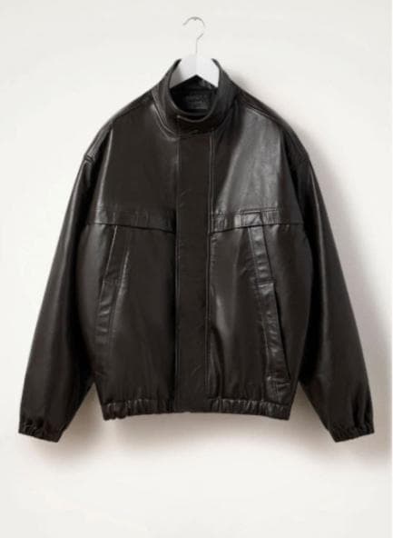 ジャケット・アウター LEMAIRE BOXY LEATHER BLOUSON 23AW