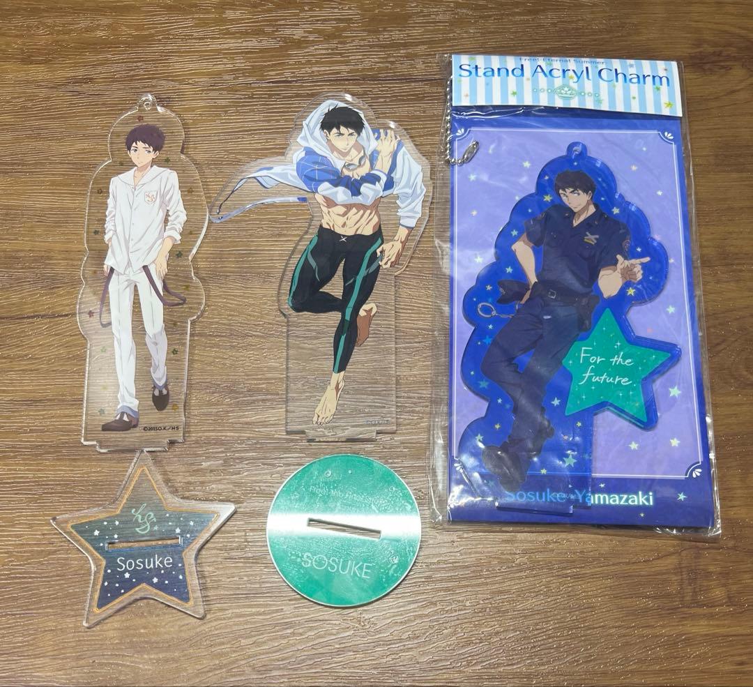山崎宗介　アクリルスタンド、チャーム