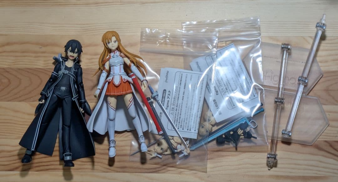 ソードアート・オンライン SAO figma キリト アスナ　フィギュア