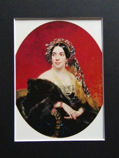 ブリュローフ・カルル・パブロビッチ、M・P・ボルコンスカヤ公爵夫人の肖像