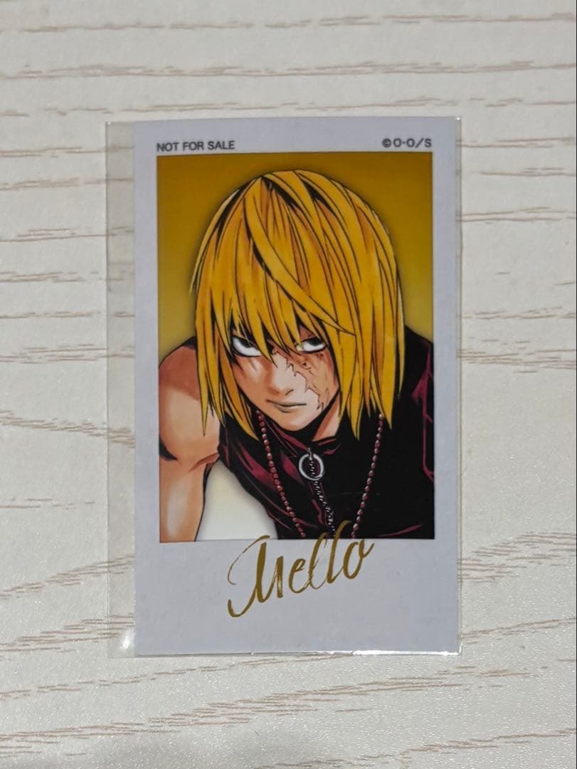 デスノート DEATH NOTE メロ くじ引き堂 ブロマイド - メルカリ
