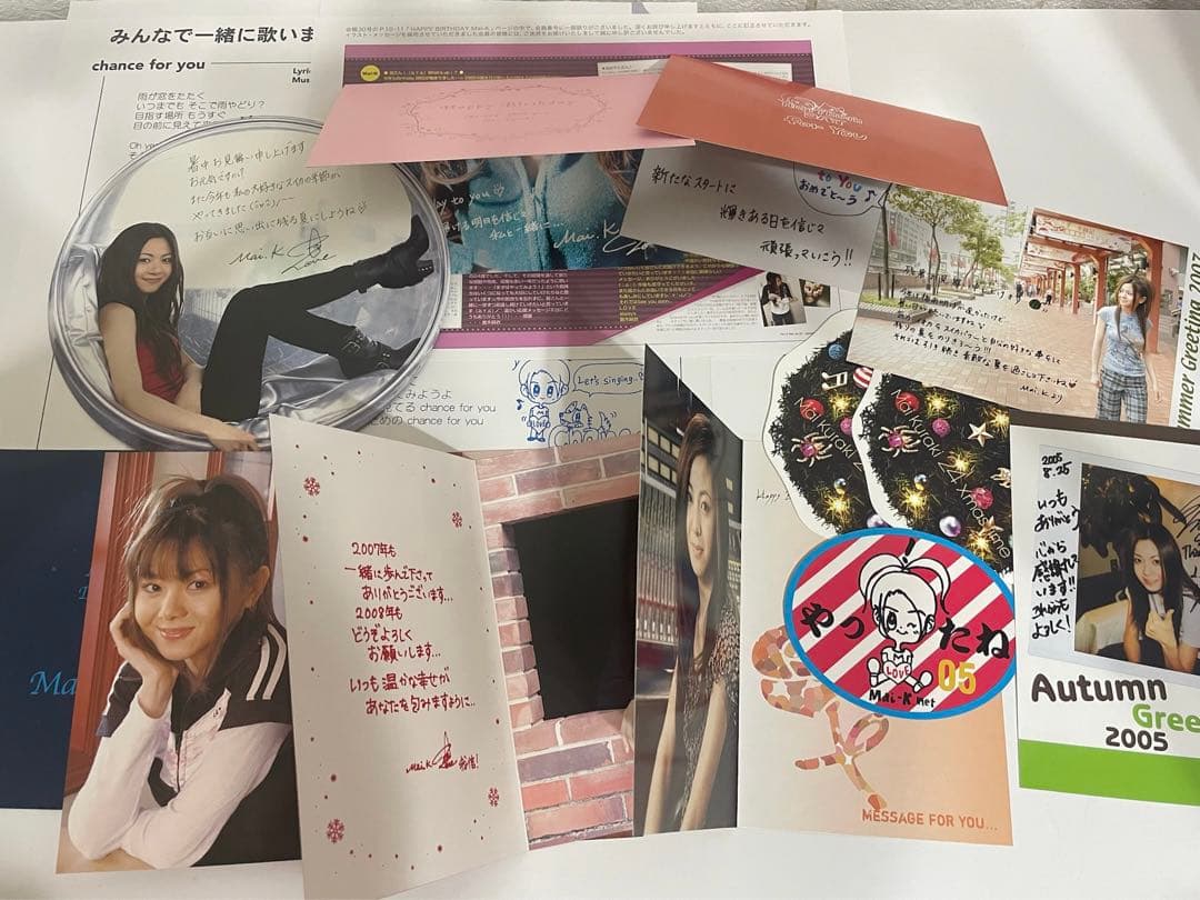 【レア】倉木麻衣　FC ファンクラブ会員　カード 倉木麻衣】ファンクラブ☆バースデーカードの通販 by レインボー｜ラクマ