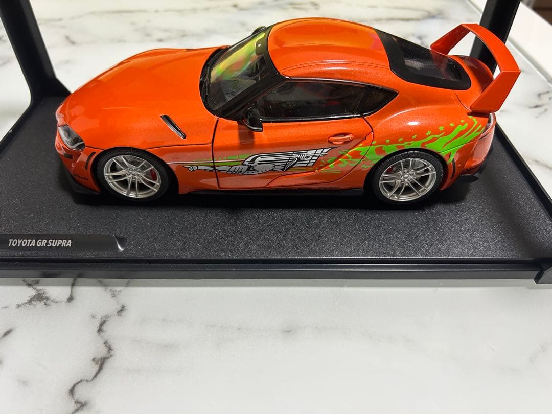 トヨタ GR Supra ミニカー オレンジ ワイルドスピード