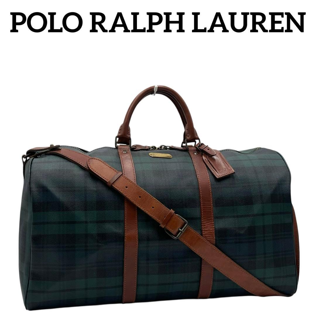 POLO RALPH LAUREN ポロラルフローレン　ボストンバッグ　チェック