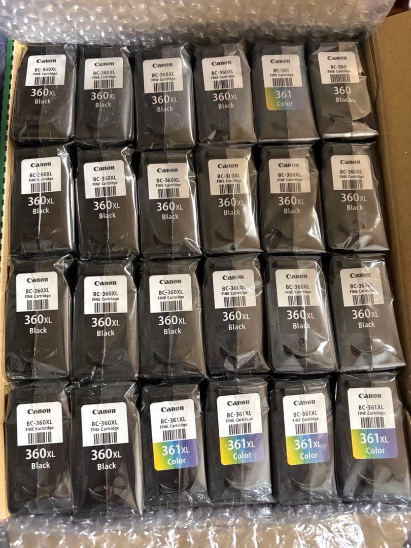 Canon インクカートリッジ使用済み24個