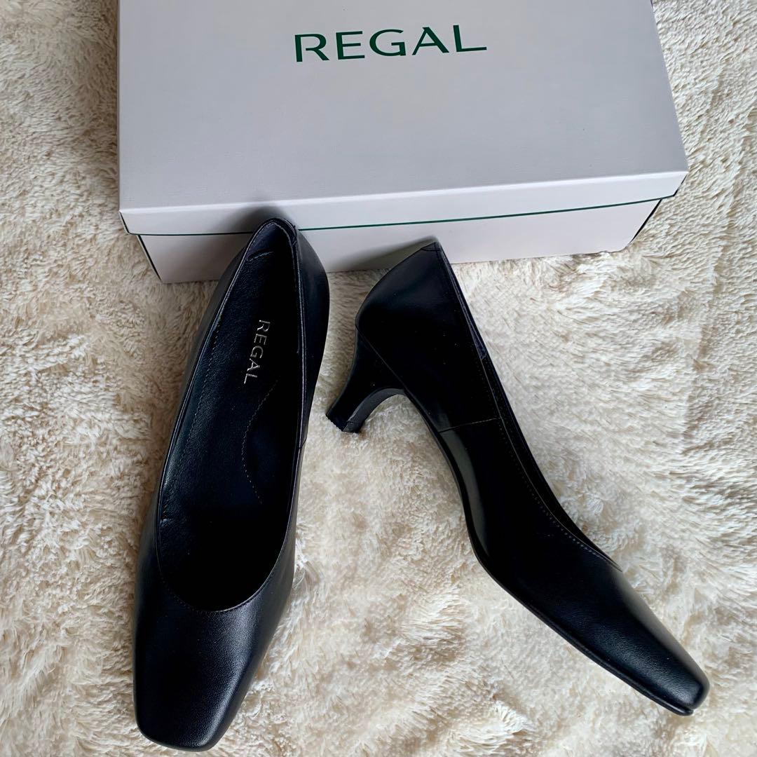 新品　REGAL リーガル　黒　パンプス オフィス　本革 楽天市場】【P2倍☆スーパーセール】 リーガル 靴 パンプス レディース