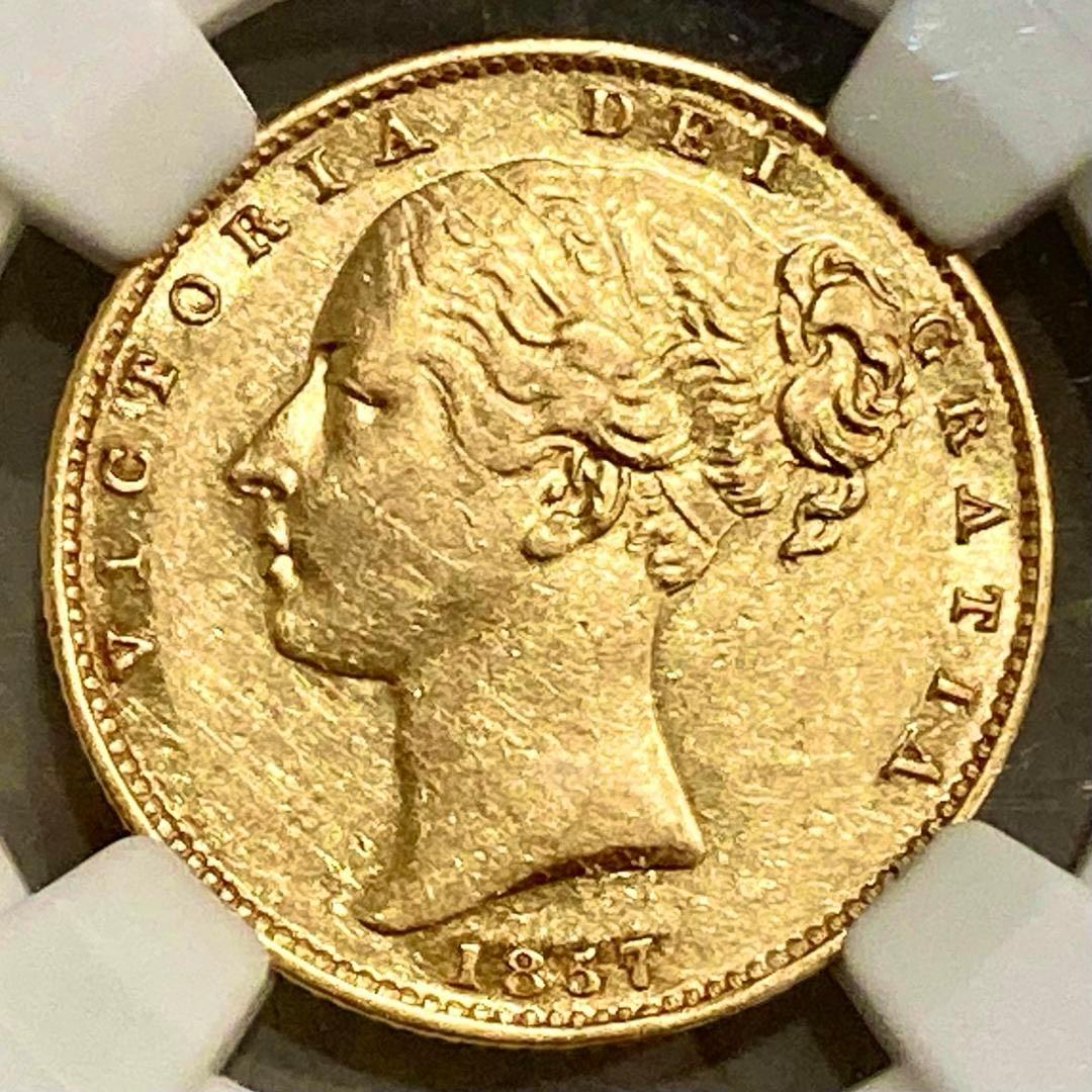 ★★★梨くん★★★　1857年1ソブリン金貨★NGC AU DETAILS 楽天市場】【NGC鑑定 MS62】アンティークコイン オーストラリア