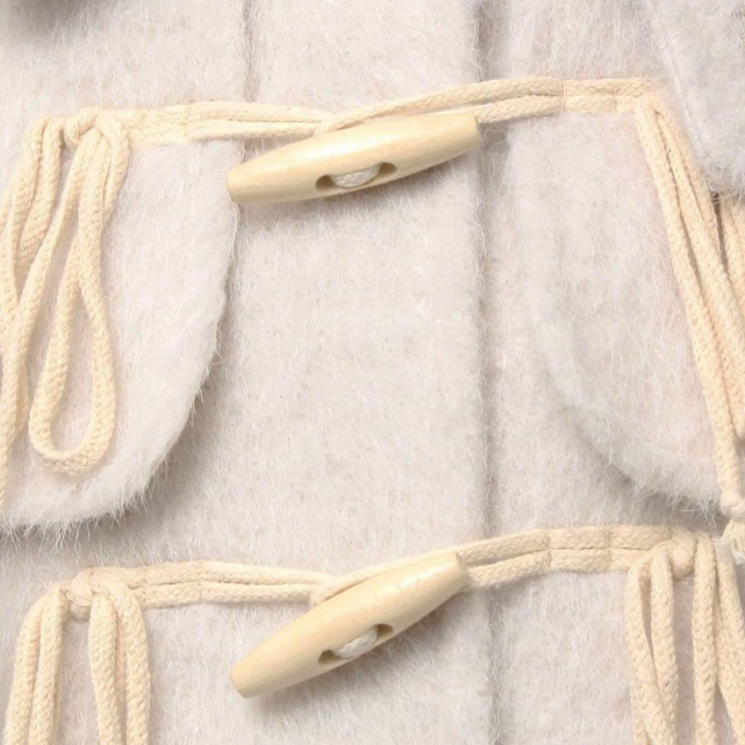 merry jenny ミルキーシャギーダッフルコート - メルカリ