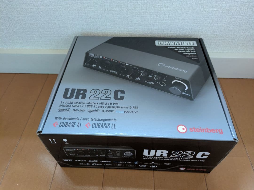 【UR22C】オーディオインターフェース Amazon.co.jp: スタインバーグ USB オーディオインターフェース UR22C