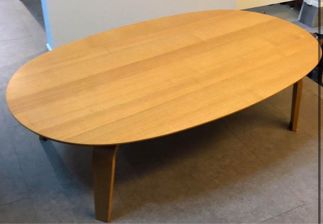 無印良品　楕円形こたつ 1340×770×350mm アミコ東館】「楕円こたつ」であたたかく過ごそう｜ 無印良品