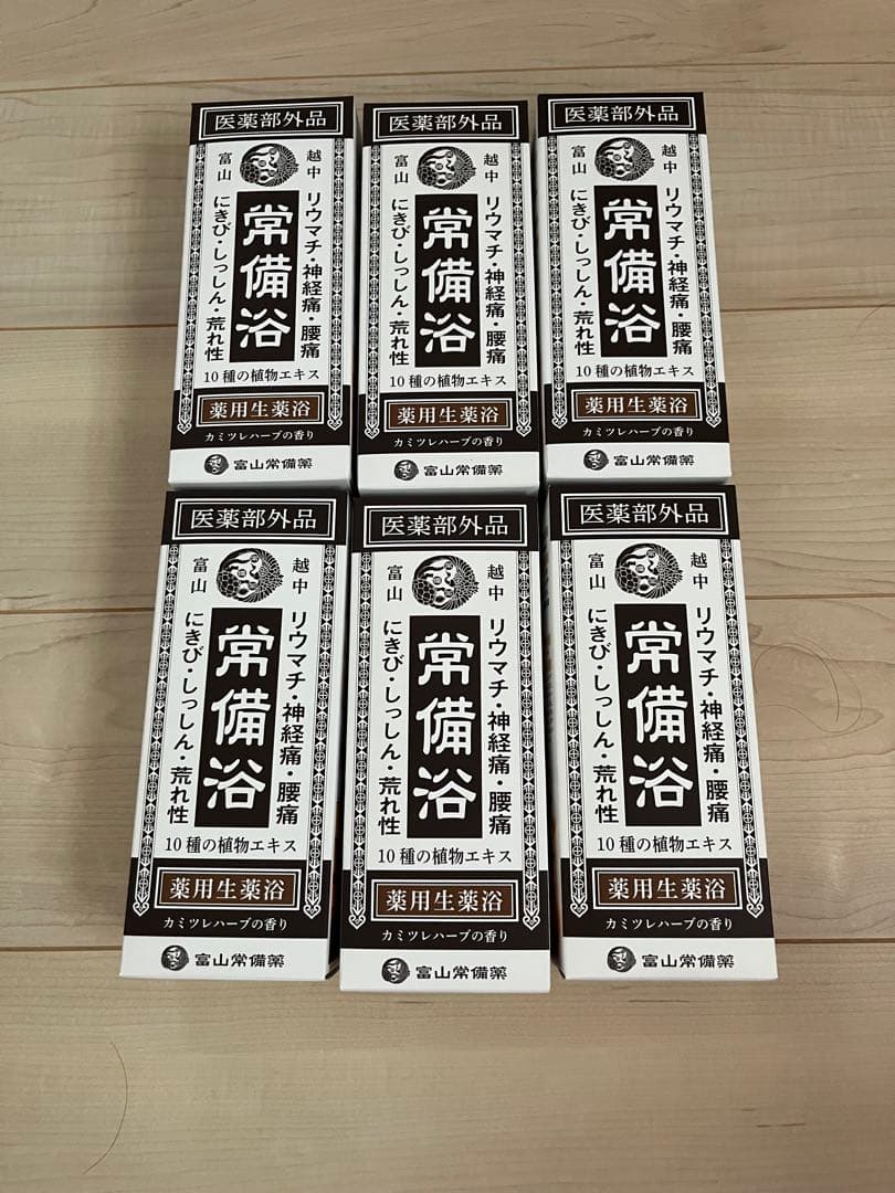 【新品未開封】常備浴 6本セット (400ml　カミツレハーブの香り)