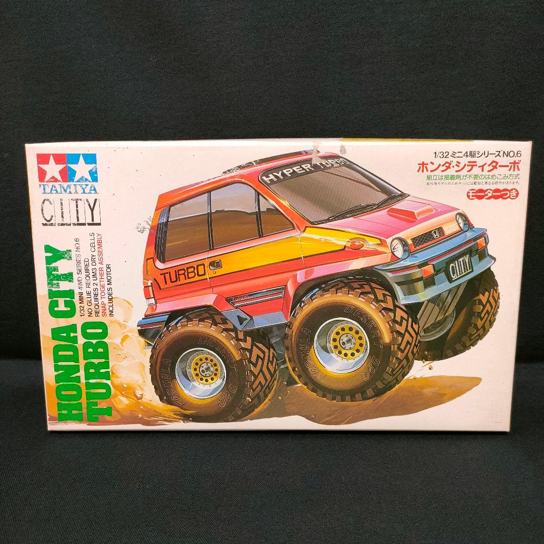 新品 タミヤ ホンダ シティターボ プラモデル1/32 ミニ四駆 - メルカリ