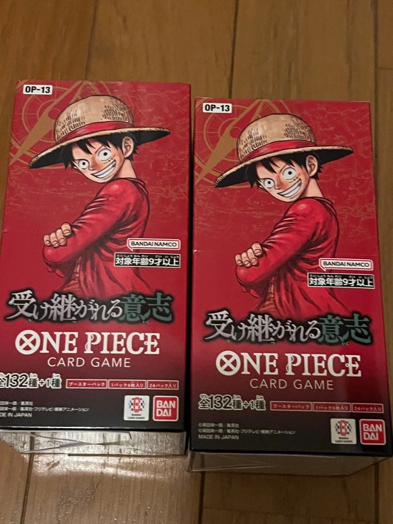 ONE PIECE 受け継がれる意志 2BOX テープカット 封入率一致