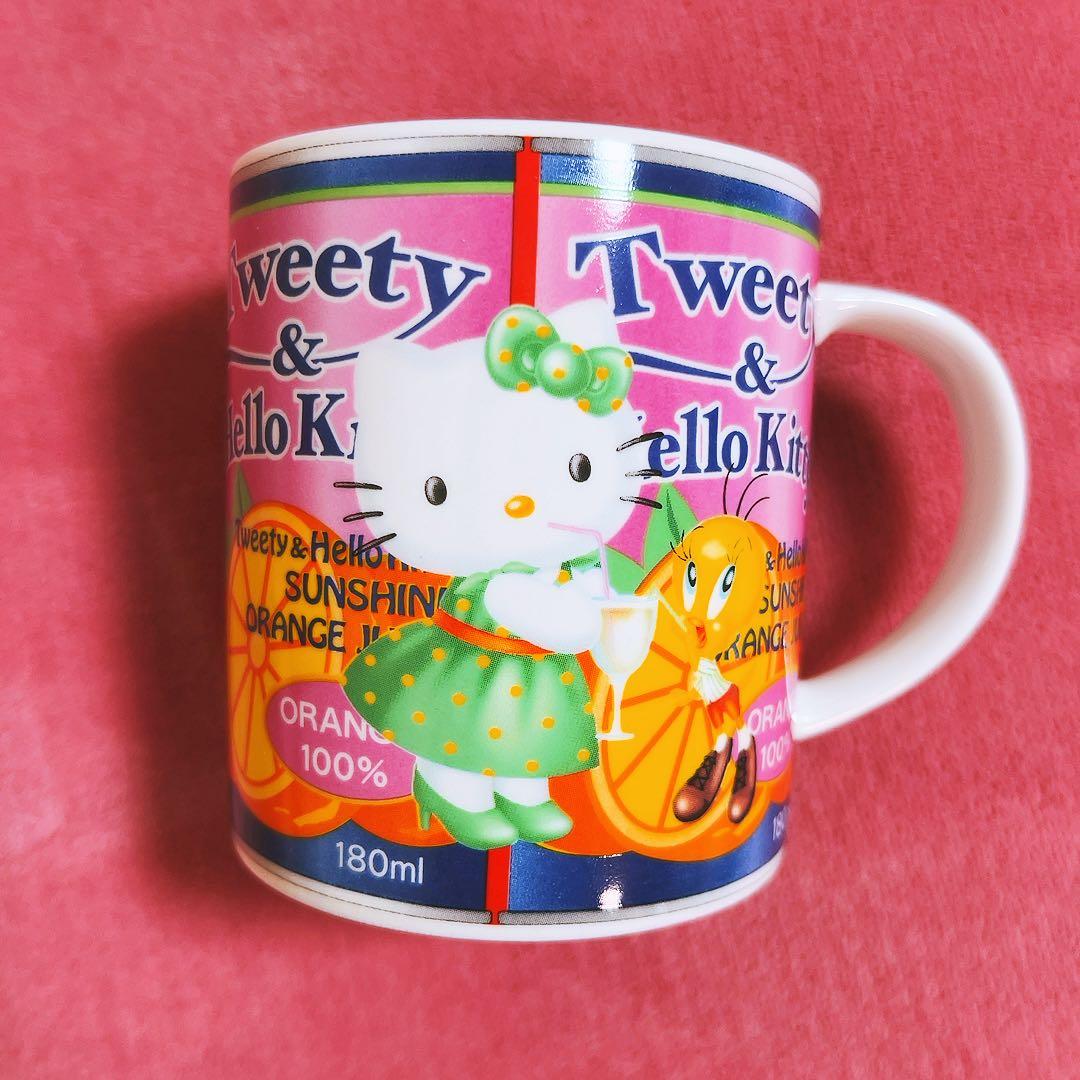 希少レア ハローキティ トゥイーティー マグカップ 2002年製 サンリオ