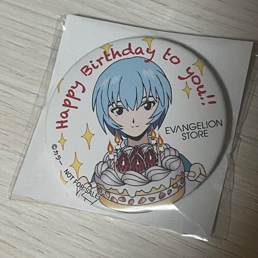 エヴァンゲリオン 綾波レイ 缶バッジ オリジナル エヴァンゲリオン