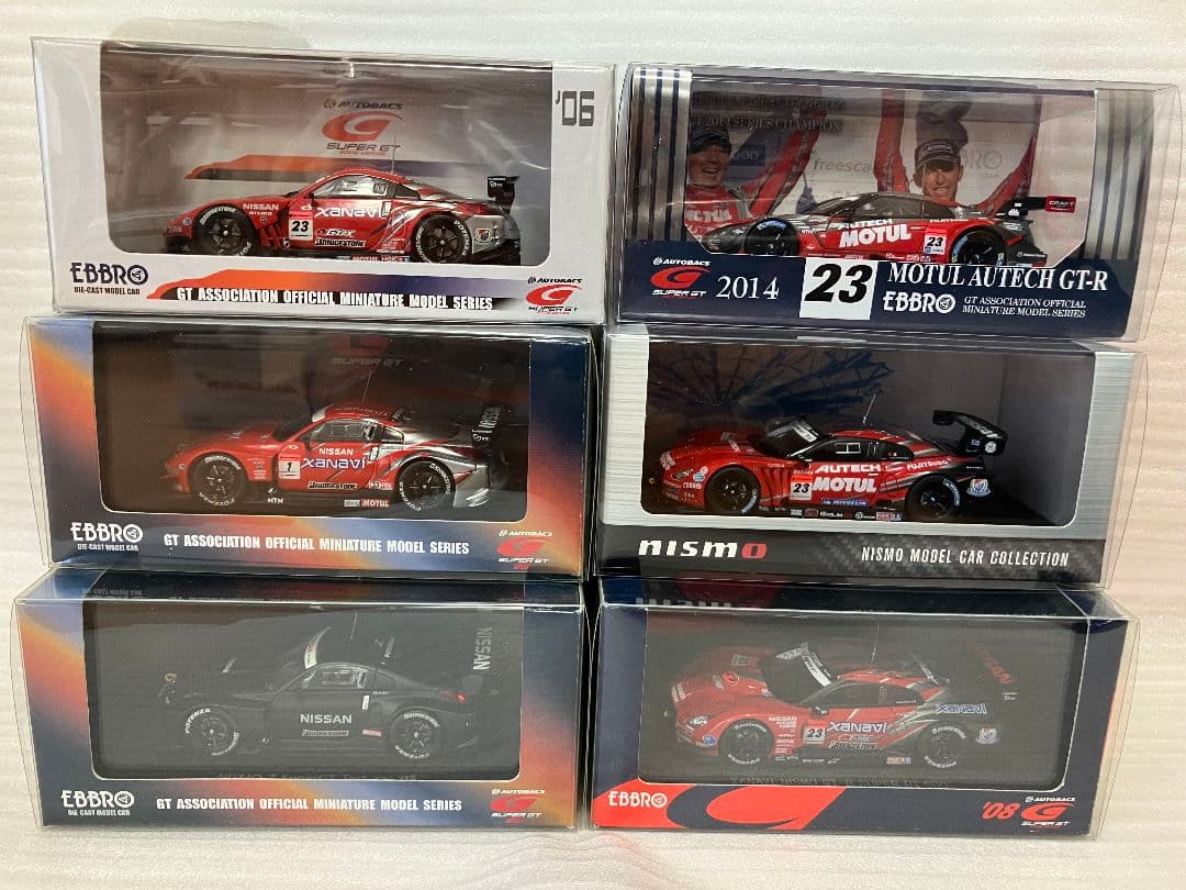 H14【まとめ売り】 エブロ製 1/43 SGT NISSAN車 6台