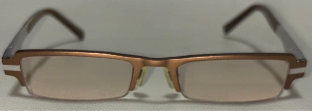 Cartier CA007 C4 メガネフレーム シルバー ブラウン カルティエ