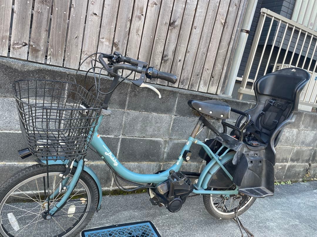 ジャンクYamaha PAS Babby 電動アシスト自転車 チャイルドシート付