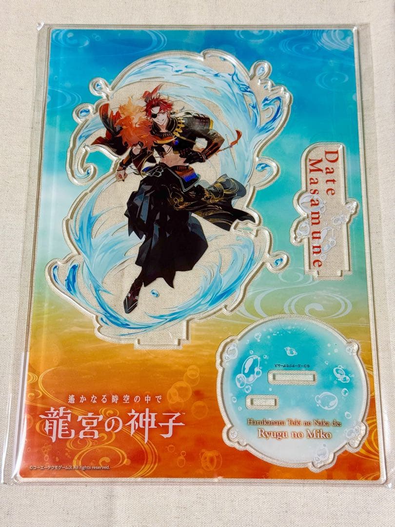 龍宮の神子 ビッグアクリルフィギュア 購入特典カード 伊達政宗 結川灯 源頼朝