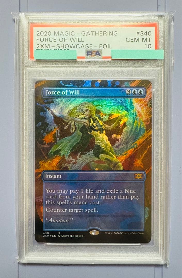 【PSA10】拡張Foil《意志の力/Force of Will》2XM-BT