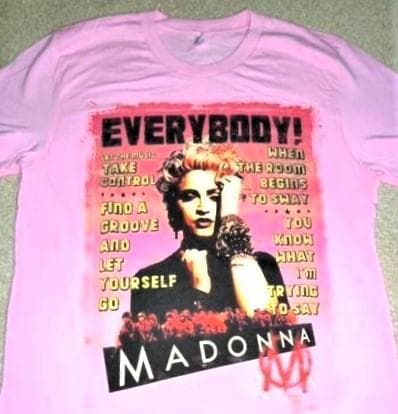 マドンナ 　Celebration - EVERYBODY!　貴重 Tシャツ