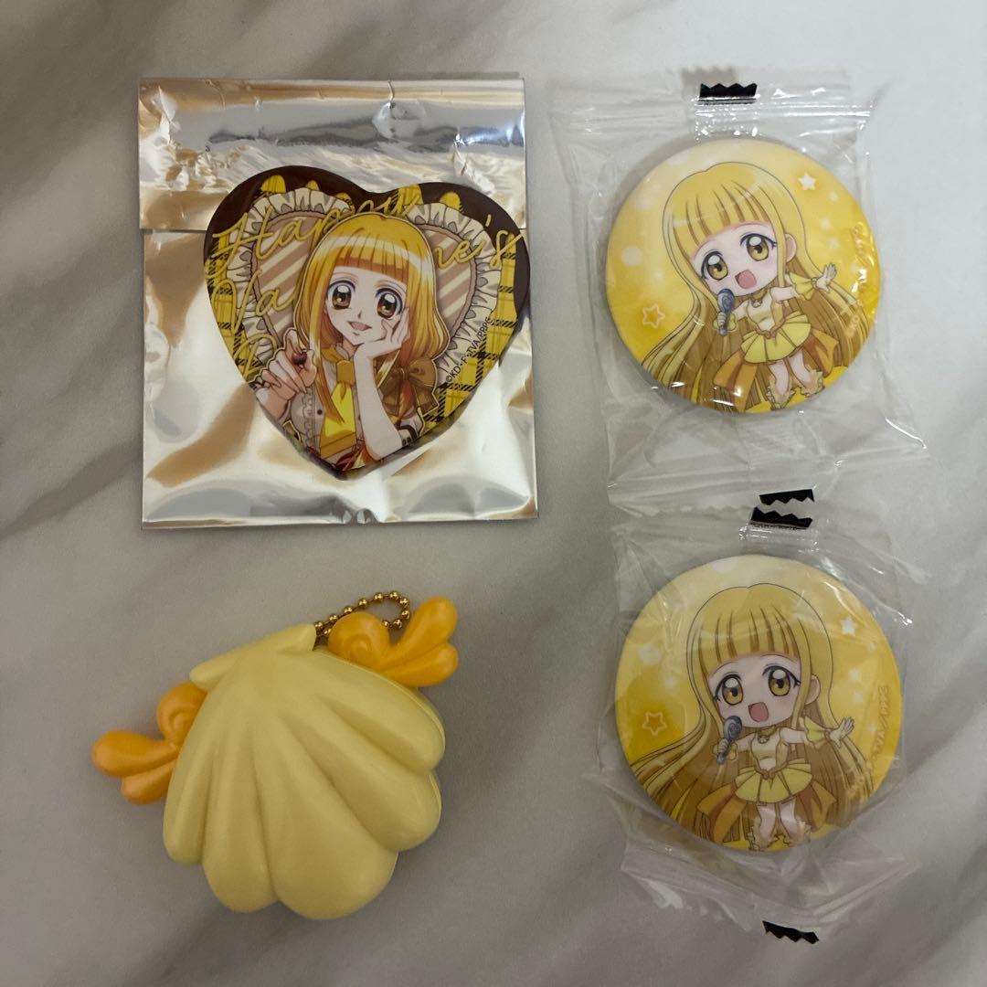 ぴちぴちピッチ eeoカフェ ガチャ ハート 缶バッジ アクアピッチ ココ