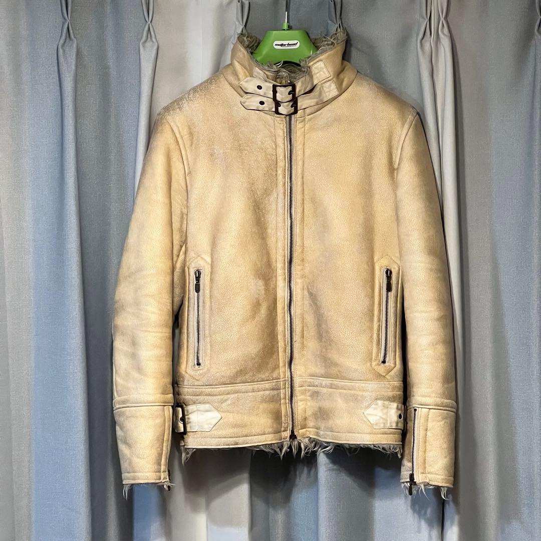 TORNADO MART シングル ライダースジャケット Lサイズ ビンテージ TORNADO MART∴ラムレザーシングルライダース / TORNADO MART