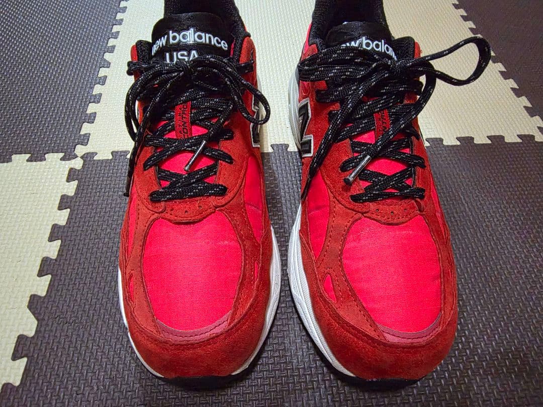 ニューバランス M990PL3 レッド 27.5cm